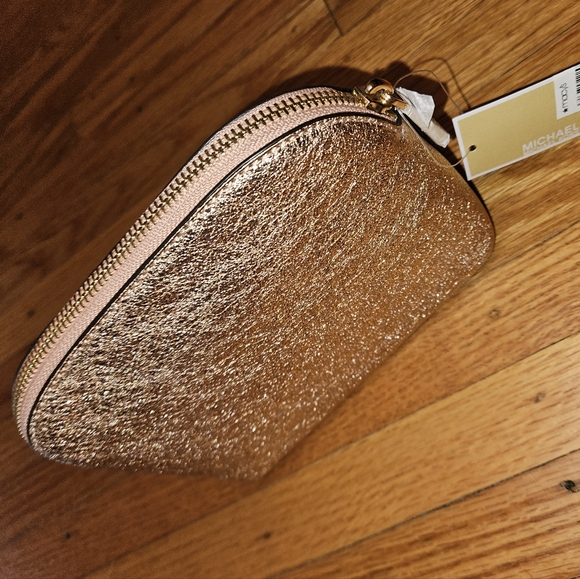 Rose Gold Michael Kors Medium Travel Pouch - Picture 3 of 4